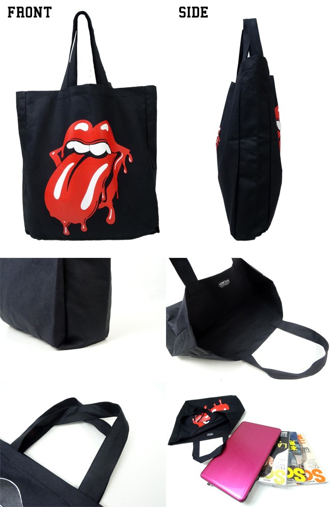 トートバッグ メンズ エコ レディース 男女兼用 ロックモチーフ トート