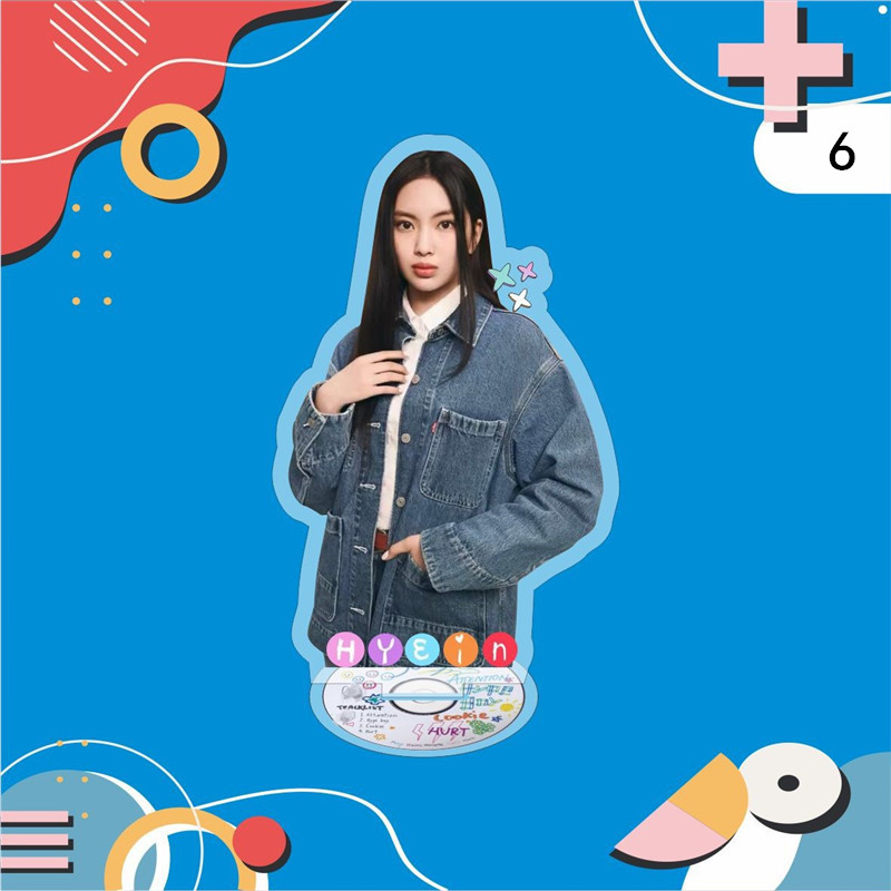 2番目半額 New Jeansグッズ 写真立て 卓上 10cm ニュージーンズ 両面