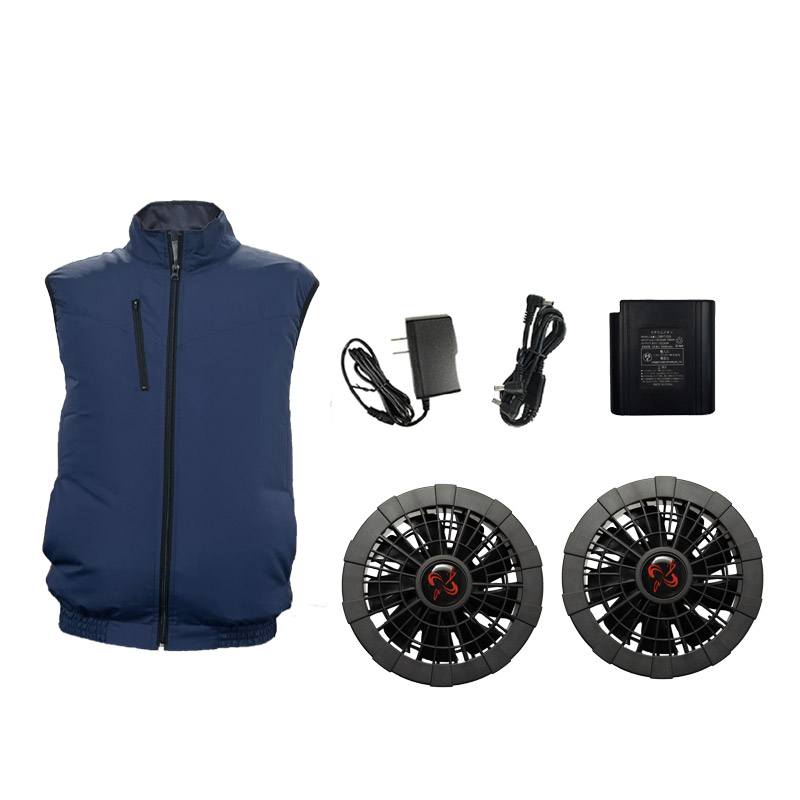 空調ベスト フルセット 14.8V バッテリー付き 2025夏用 作業服 セット
