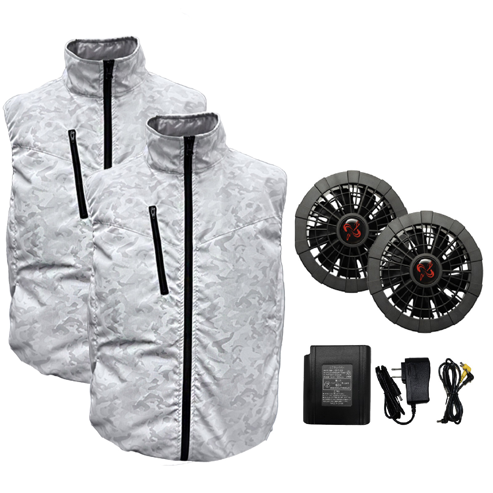 服2枚付き 空調ベスト フルセット 空調作業服 2025 空調ウェア 最強