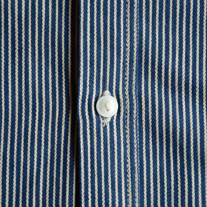 DELUXEWARE（デラックスウエア） HV-01 HICKORY NEL SHIRT ヒッコリー