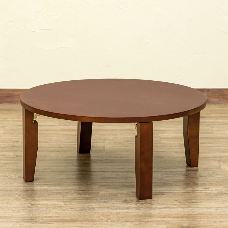 サカベ ちゃぶ台 丸 折りたたみ おしゃれ 70cm 天然木製 円形 丸型