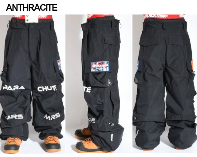 25-26 MTN.ROCK STAR マウンテンロックスター PARACHUTE PANTS FIERY L