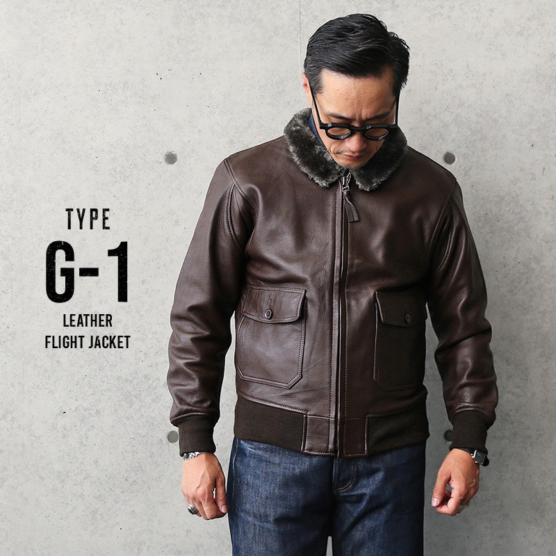 MILITARY（ミリタリー） 新品 米軍タイプ G-1 レザーフライト