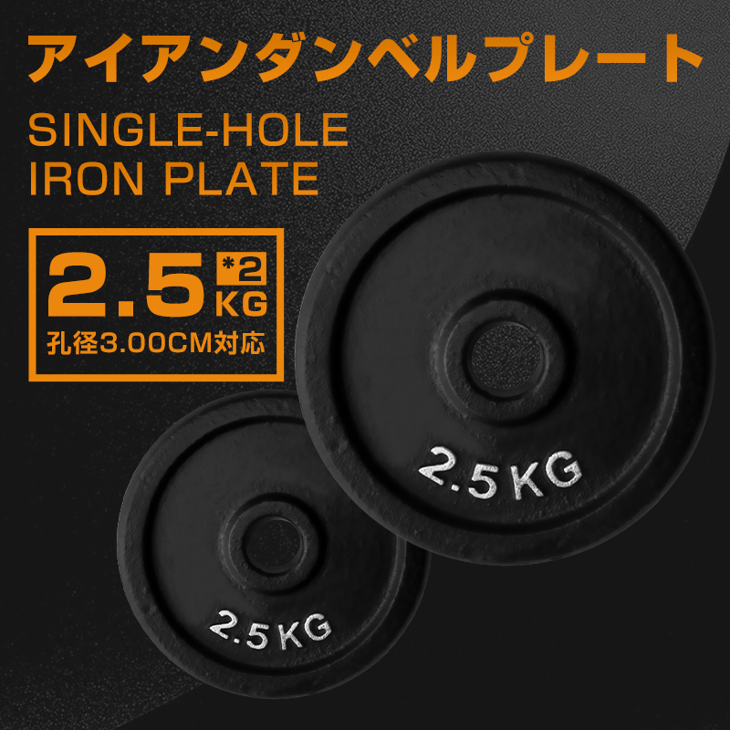 即納!ダンベルプレート バーベル プレート シャフト径28mm対応 穴径