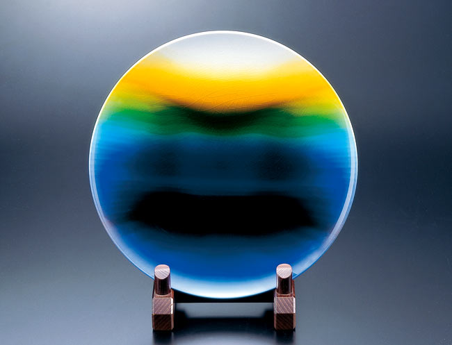 九谷焼 三代 徳田八十吉（人間国宝） 九谷焼11号燿彩鉢・黎明 : 和座