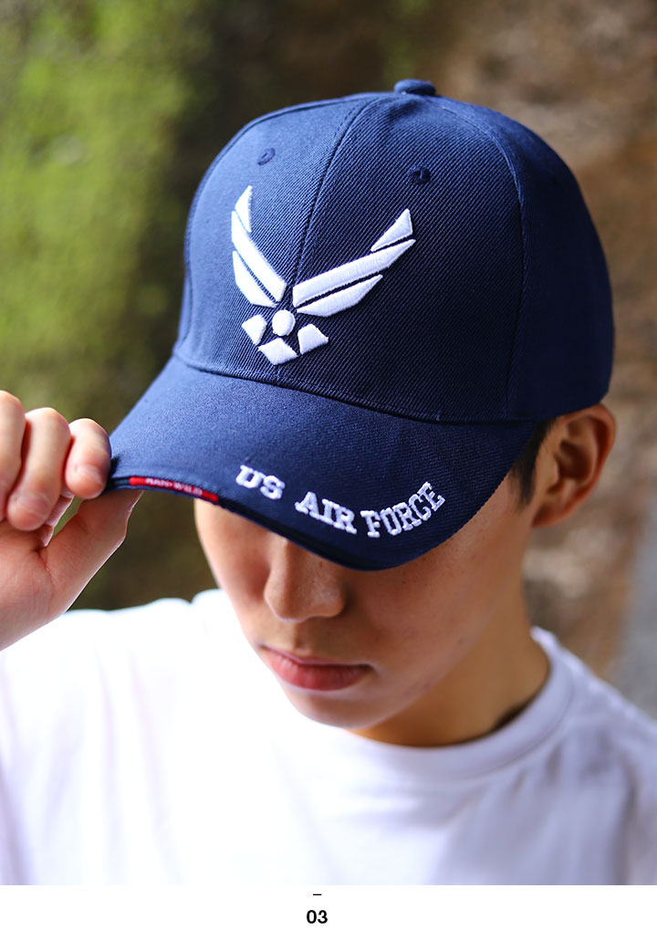 US AIR FORCE キャップ 零 ZERO 帽子 ローキャップ ボールキャップ CAP