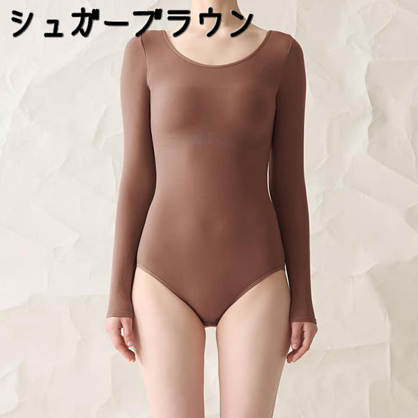 edit.for.lulu シアーボディースーツ ブラウン EDIT. FOR LULU