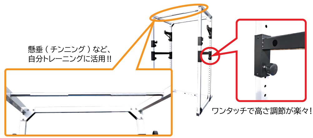WILD FIT（ワイルドフィット） パワーラック PRO ナロー / コンパクト