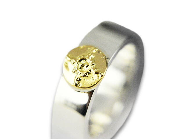 FIRST ARROW's/ファーストアローズ】「Flat Hammered 8mm Plane Ring