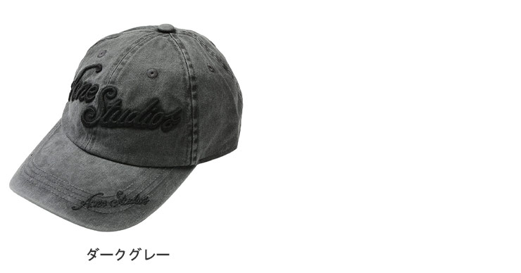 Acne Studios（アクネ ストゥディオズ） キャップ メンズ ラメ ロゴ