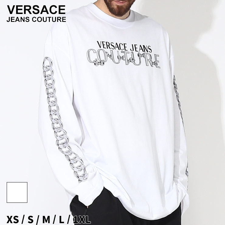 VERSACE JEANS COUTURE ヴェルサーチェ Tシャツ 長袖 ベルサーチ