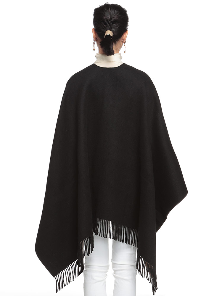 FENDI（フェンディ） リバーシブル カシミヤ＆ウール 無地 総柄