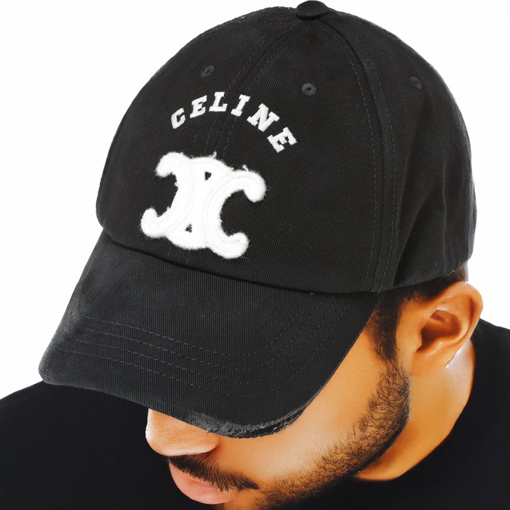 CELINE（セリーヌ） キャップ トリオンフ ロゴ刺繍 キャップ