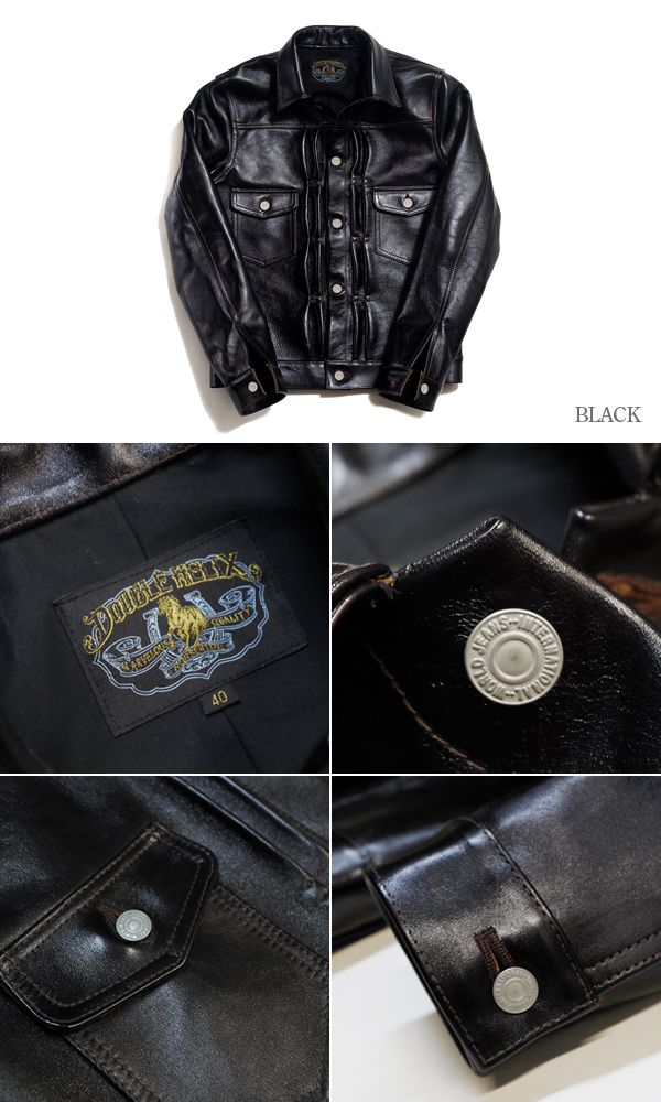 ダブルヘリックス 2ndタイプ 茶芯 レザージャケット DOUBLE HELIX