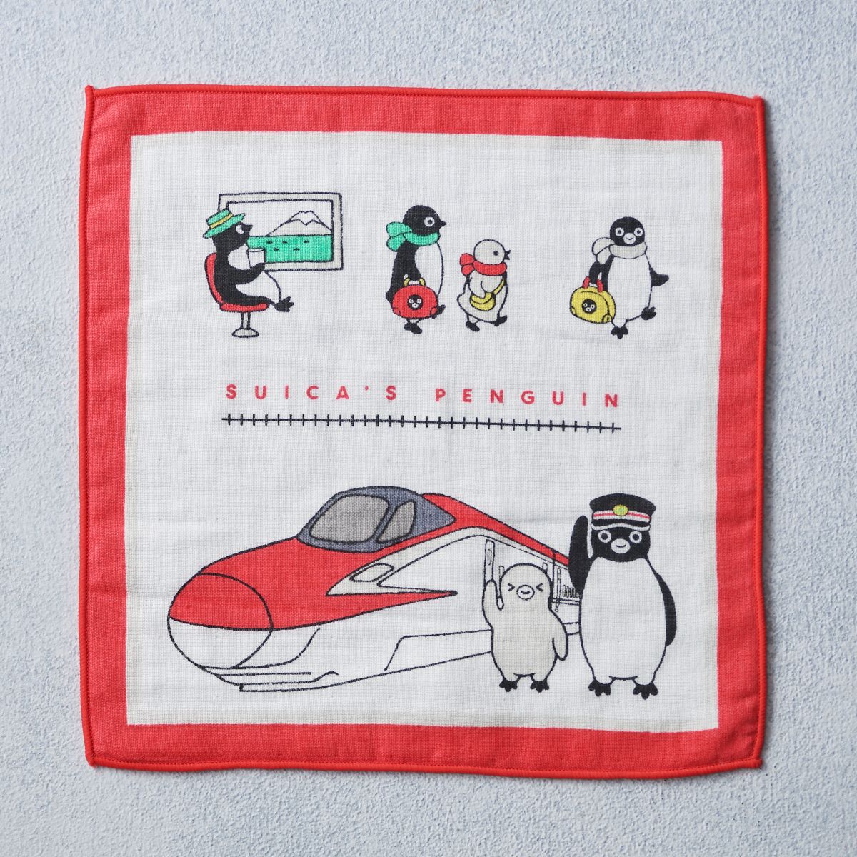 Suicaのペンギン ガーゼハンドタオル（鉄道シリーズ・こまち