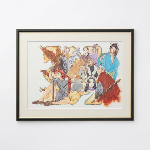 十二国記」山田章博 複製原画『久遠の庭』＜二＞【再販】 – 新潮ショップ