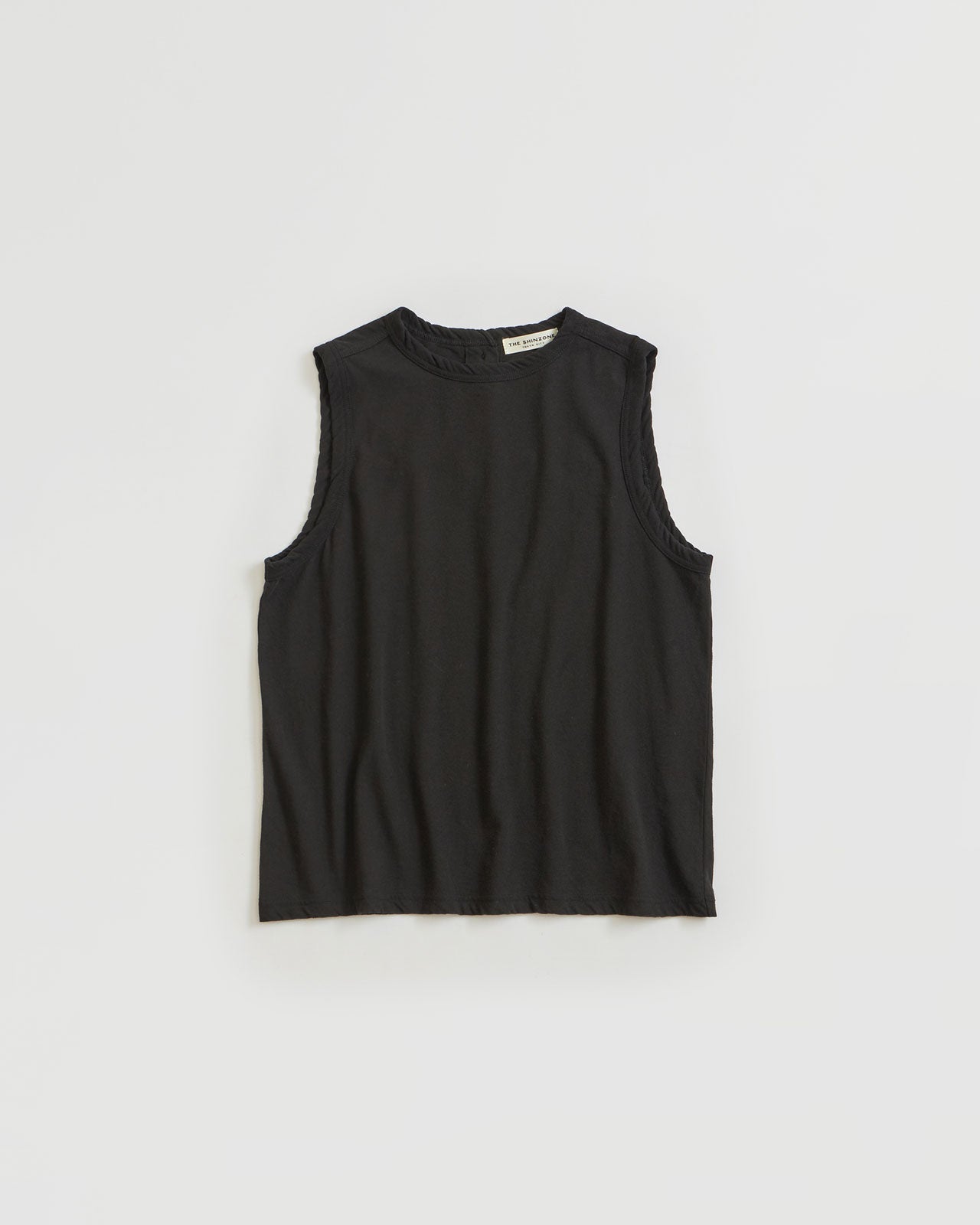 Shinzone（シンゾーン）】HIGH TWIST COTTON SLEEVELESS ノースリーブ