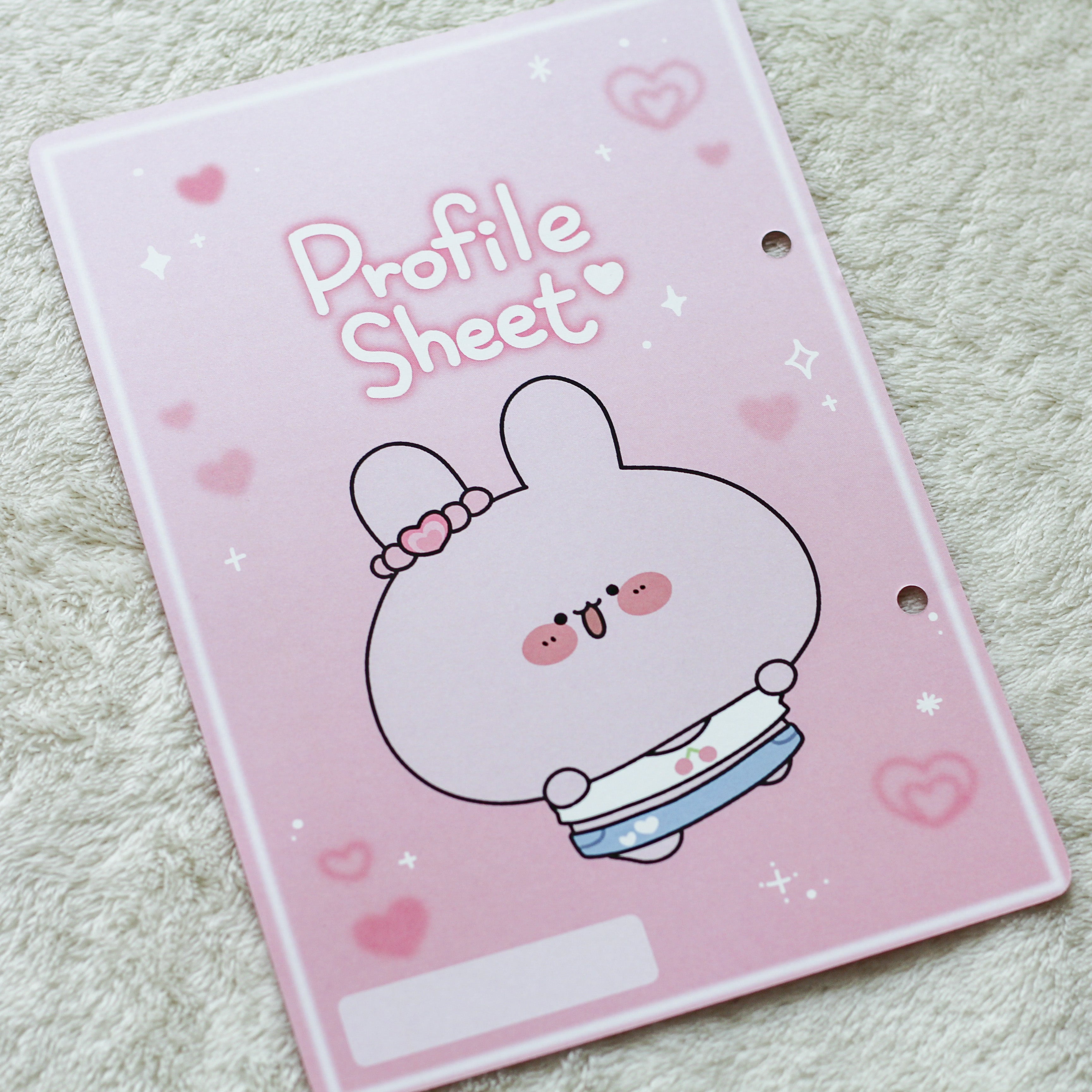 あさみみちゃん】プロフィールシート（10枚入）（平成kawaiiシリーズ