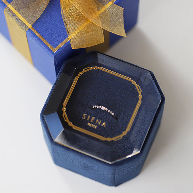 ANNIVERSARY ダイヤ9粒リング(即納)