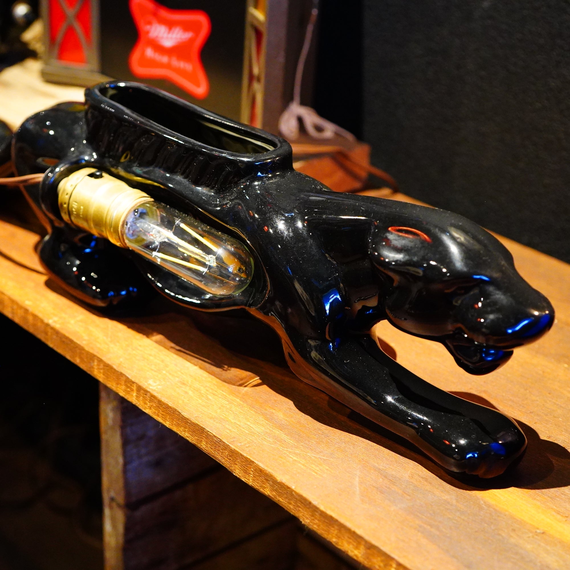 1950's ブラックパンサー プランターTVランプ – SK OLDIES