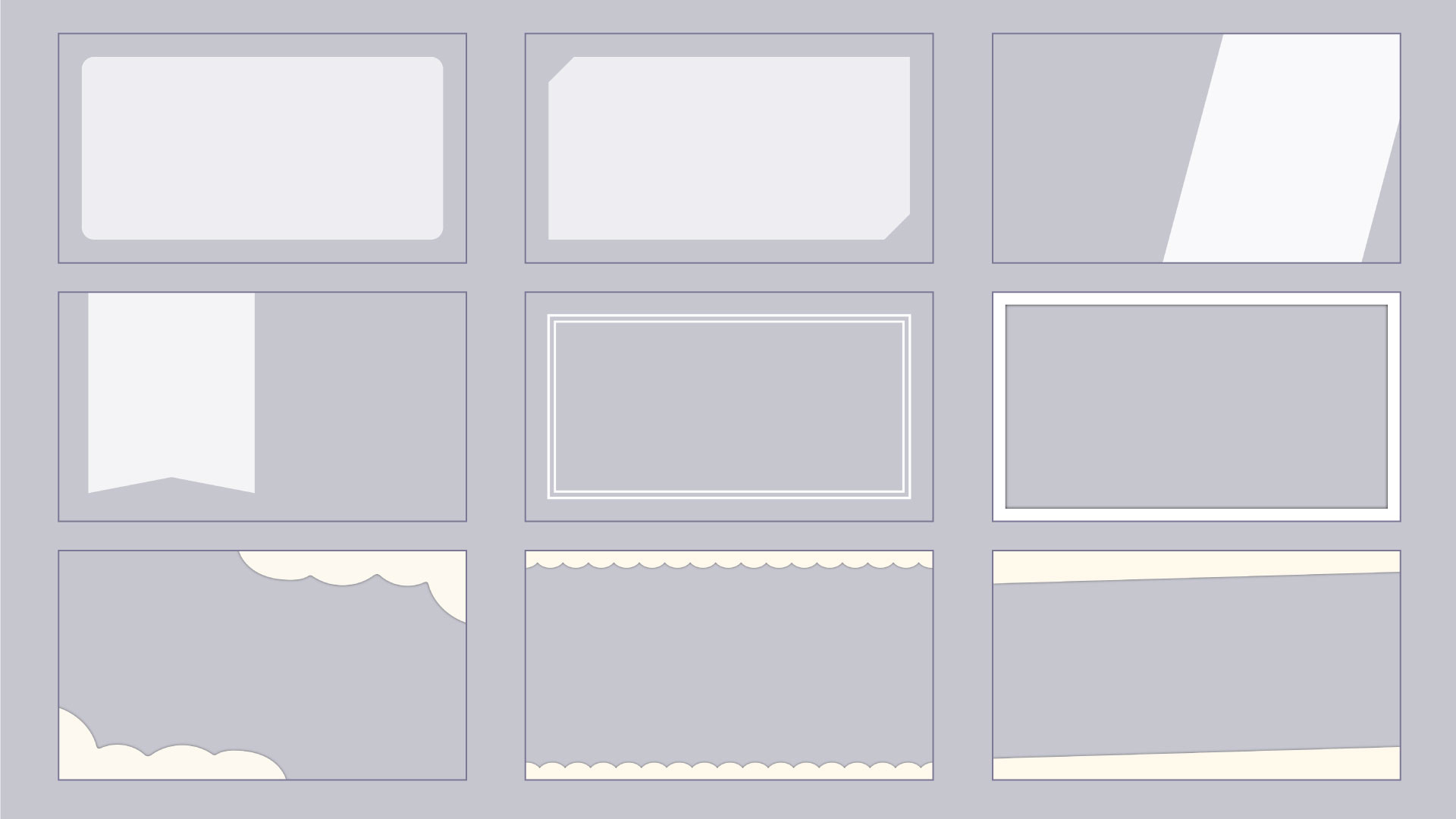 飾りフレーム集(9種) | OKUMONO