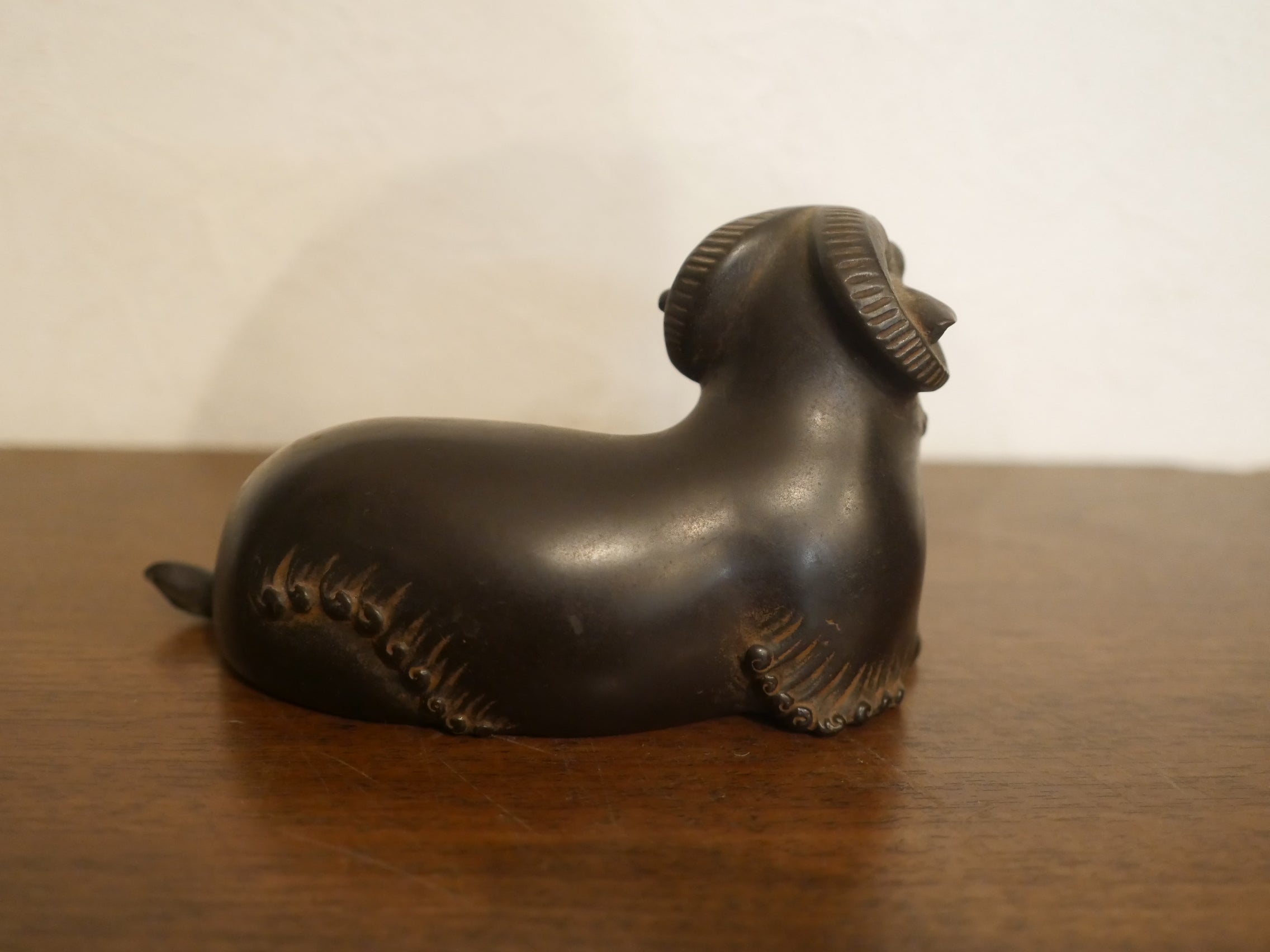 香取正彦【羊】ブロンズ 置物 オブジェ – smileantiques