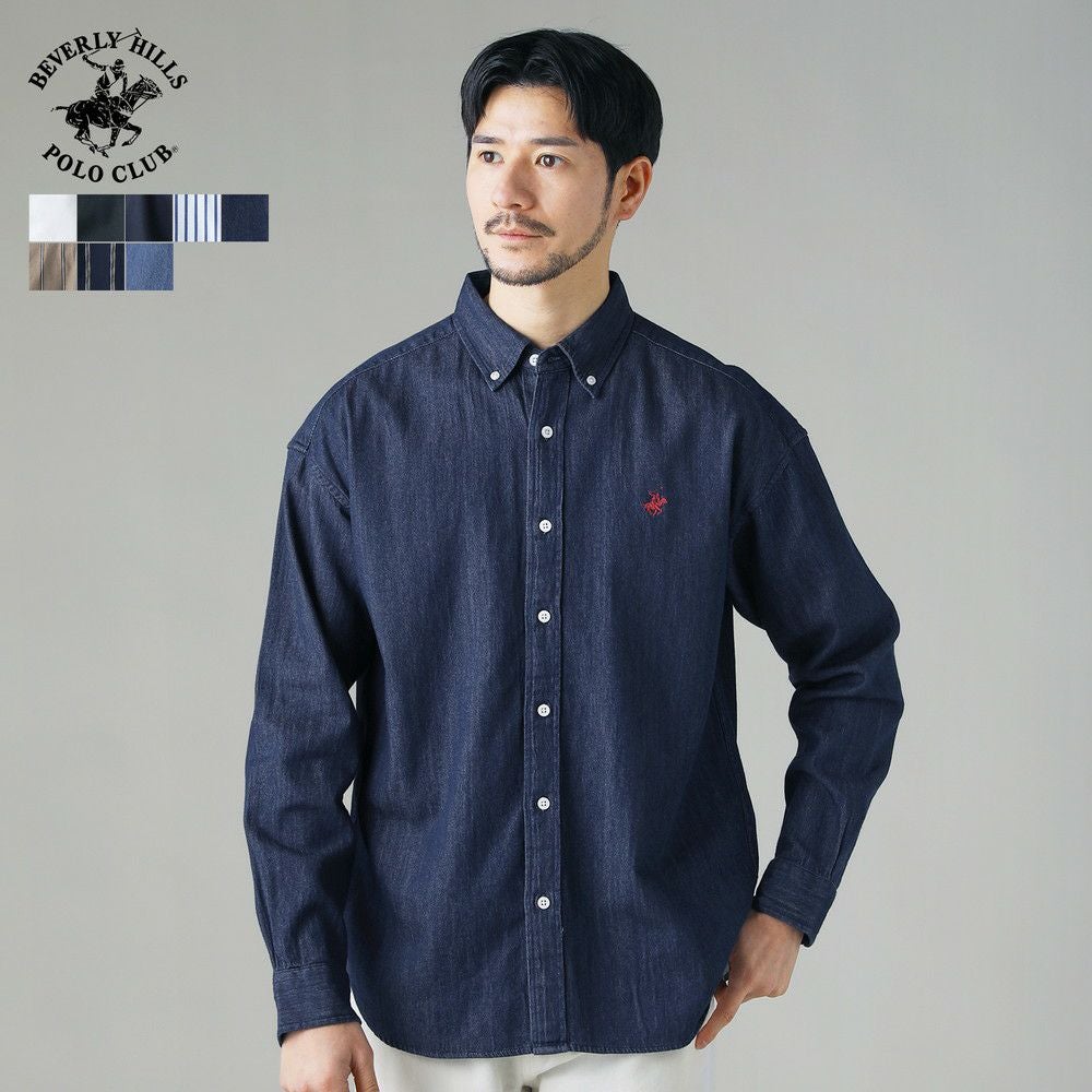 ツイルピーチワンポイント刺繍ボタンダウンシャツ | 【公式】SPU スプ