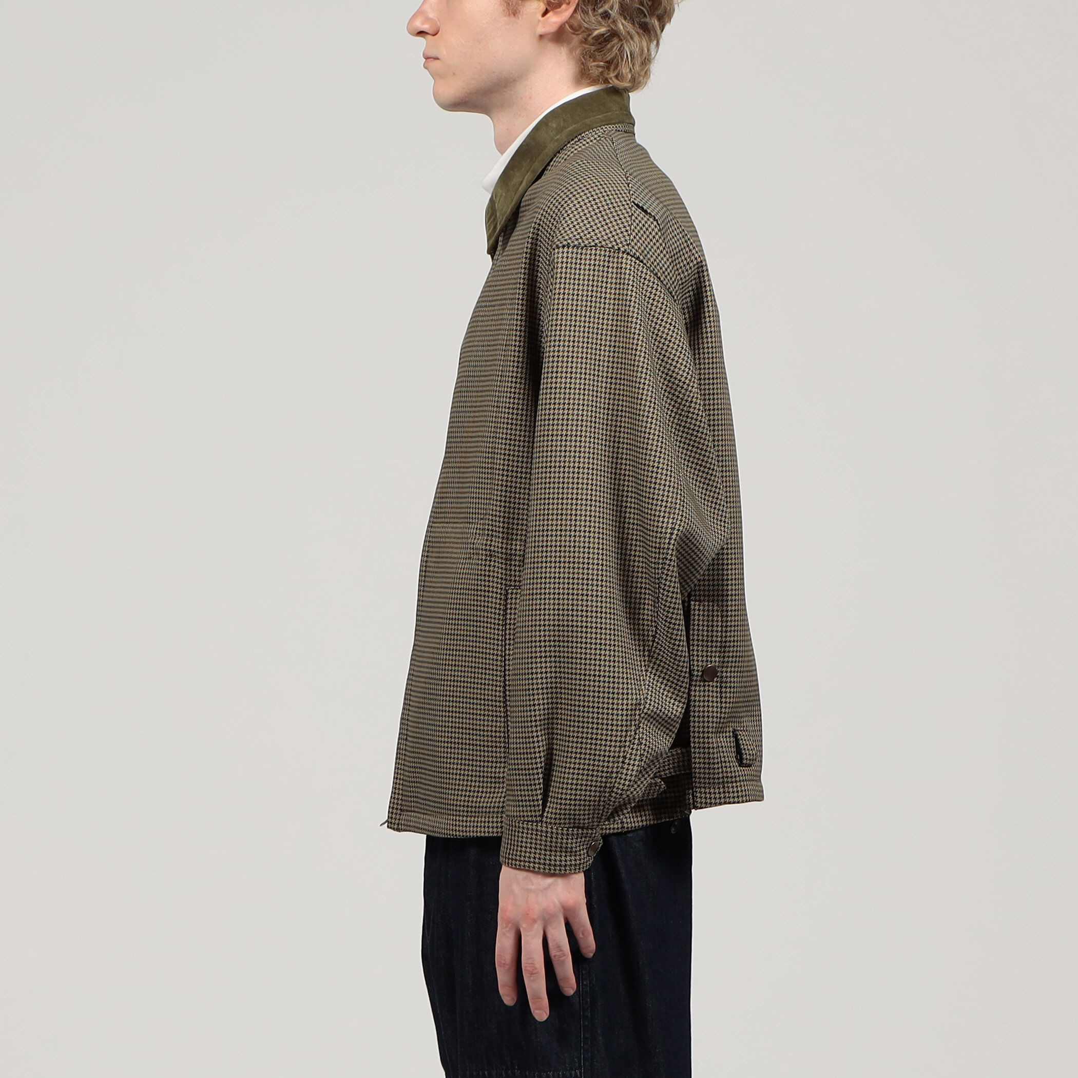 □ポリエステル ガンクラブチェックブルゾン｜トゥモローランド 公式通販