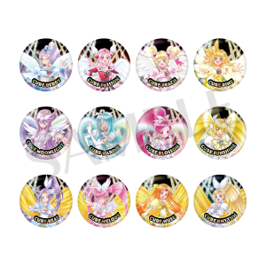 全プリキュア 20th Anniversary LIVE！】ホログラム缶バッジ2012～2014