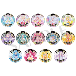 全プリキュア 20th Anniversary LIVE！】ホログラム缶バッジ2012～2014