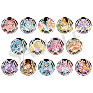 全プリキュア 20th Anniversary LIVE！】ホログラム缶バッジ2004～2008