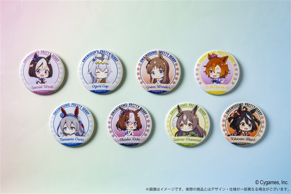 ウマ娘 プリティーダービー にいてんご缶バッジ＋56 BOX: その他グッズ