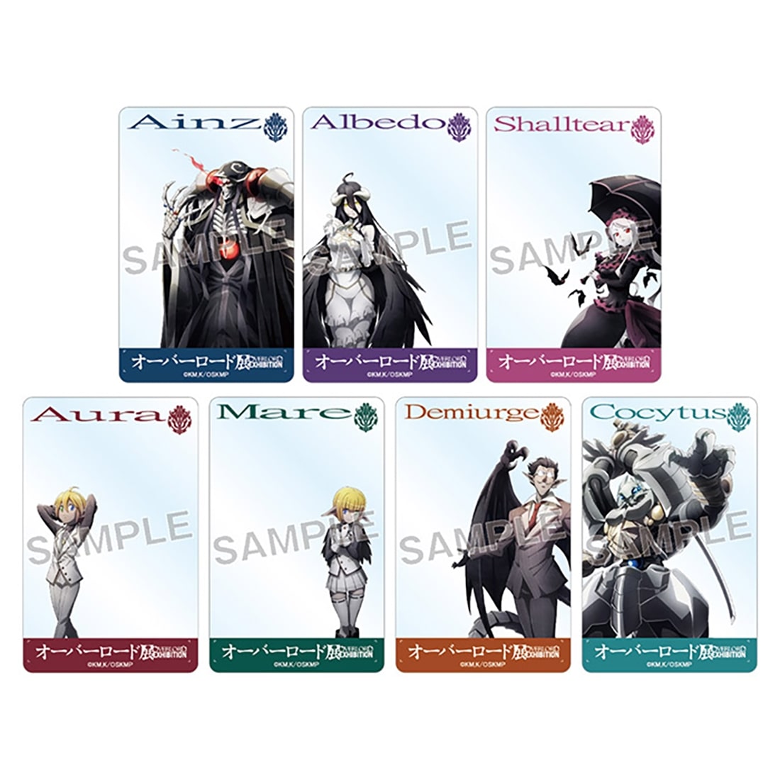 オーバーロード展 描きおろしトレーディングクリアカード: グッズ