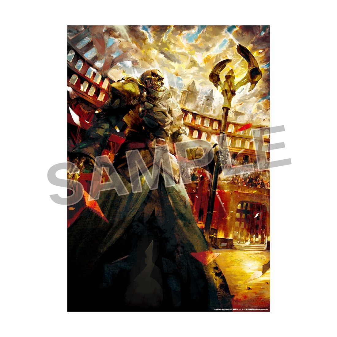 オーバーロード展 so-binイラストクリアポスター A: グッズ・文具