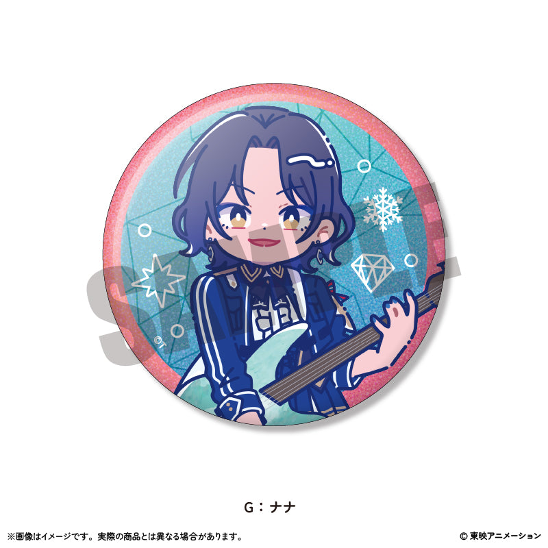 アニメ「ガールズバンドクライ」にゅ～とろ ホログラム缶バッジ Vol.1