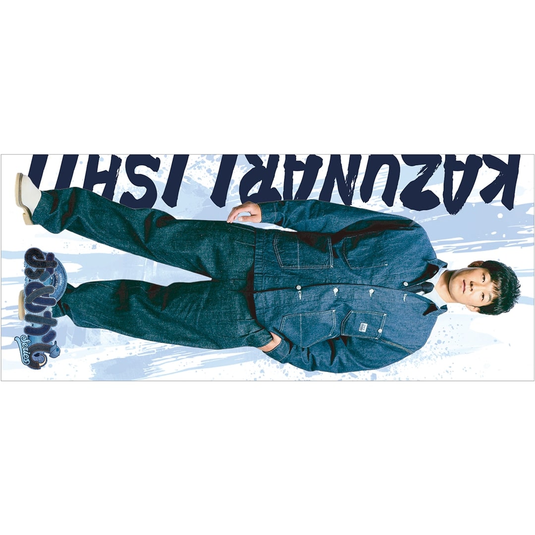 受注生産】マイクロファイバーフェイスタオル(#1 栗山 巧): タオル