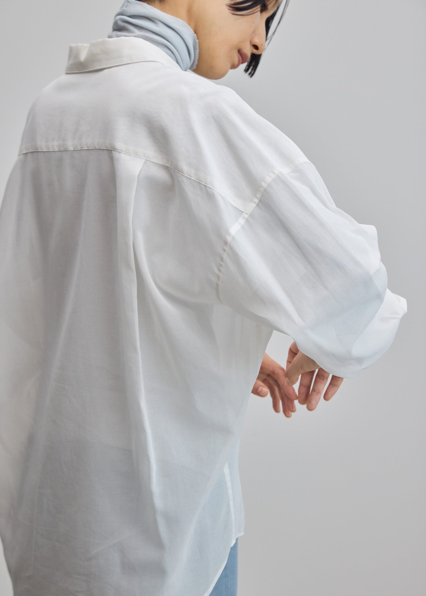 オーガニックコットンシアーシャツ - SOÉJU online store｜上質な大人