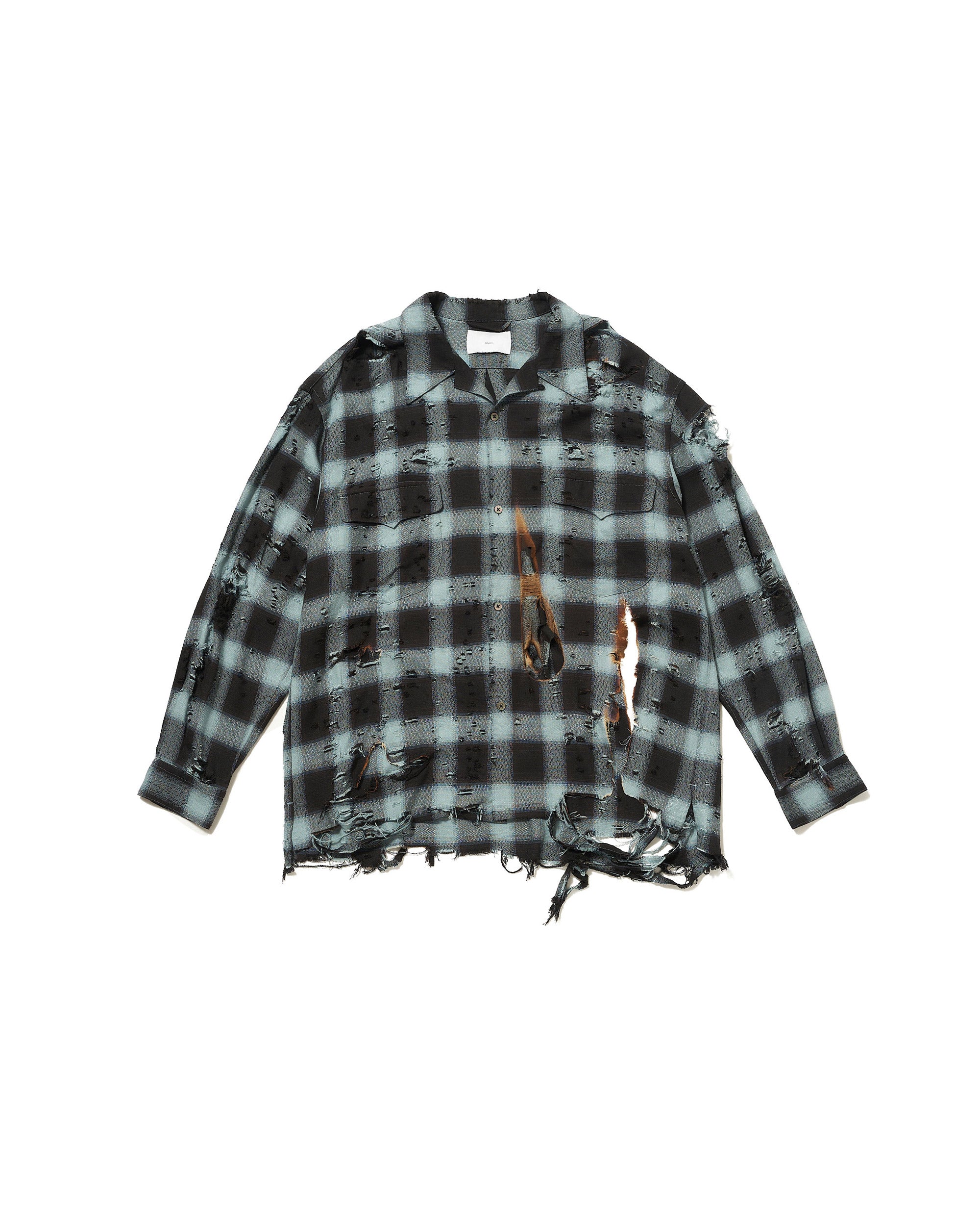 BURNT OMBRE PLAID BLOUSE – SUGARHILL TOKYO
