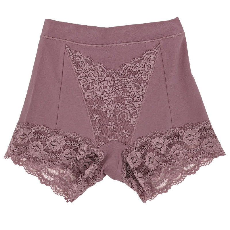 福助 満足 ガードルショーツ 1分丈 お腹 引き締め 綿混 やや深履き M