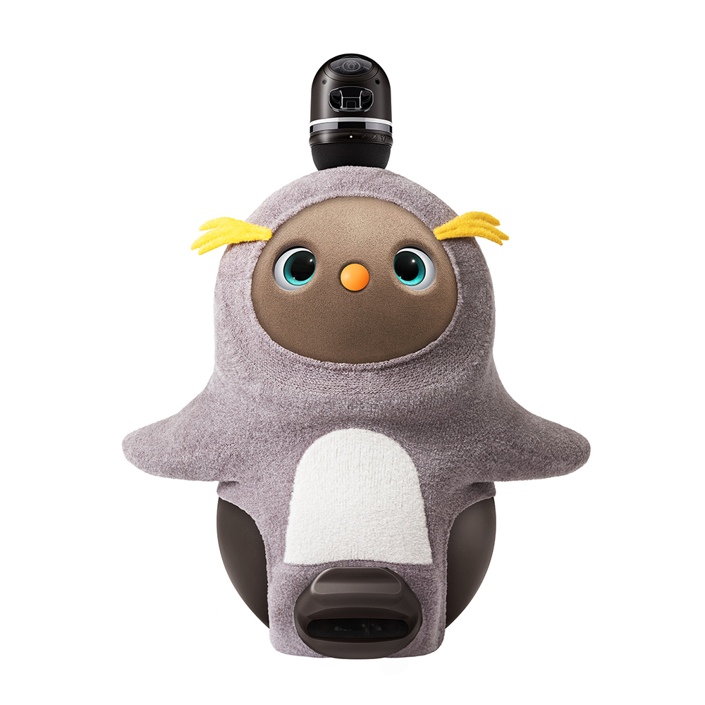 ペンギンニット らぼはな付き (チャコールグレー) | LOVOT ウェブストア