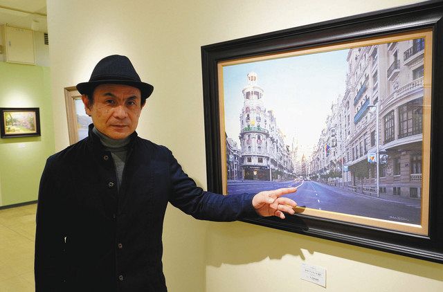欧州と富山 風景鮮やか フランス在住大城さん 油絵展：北陸中日新聞Web
