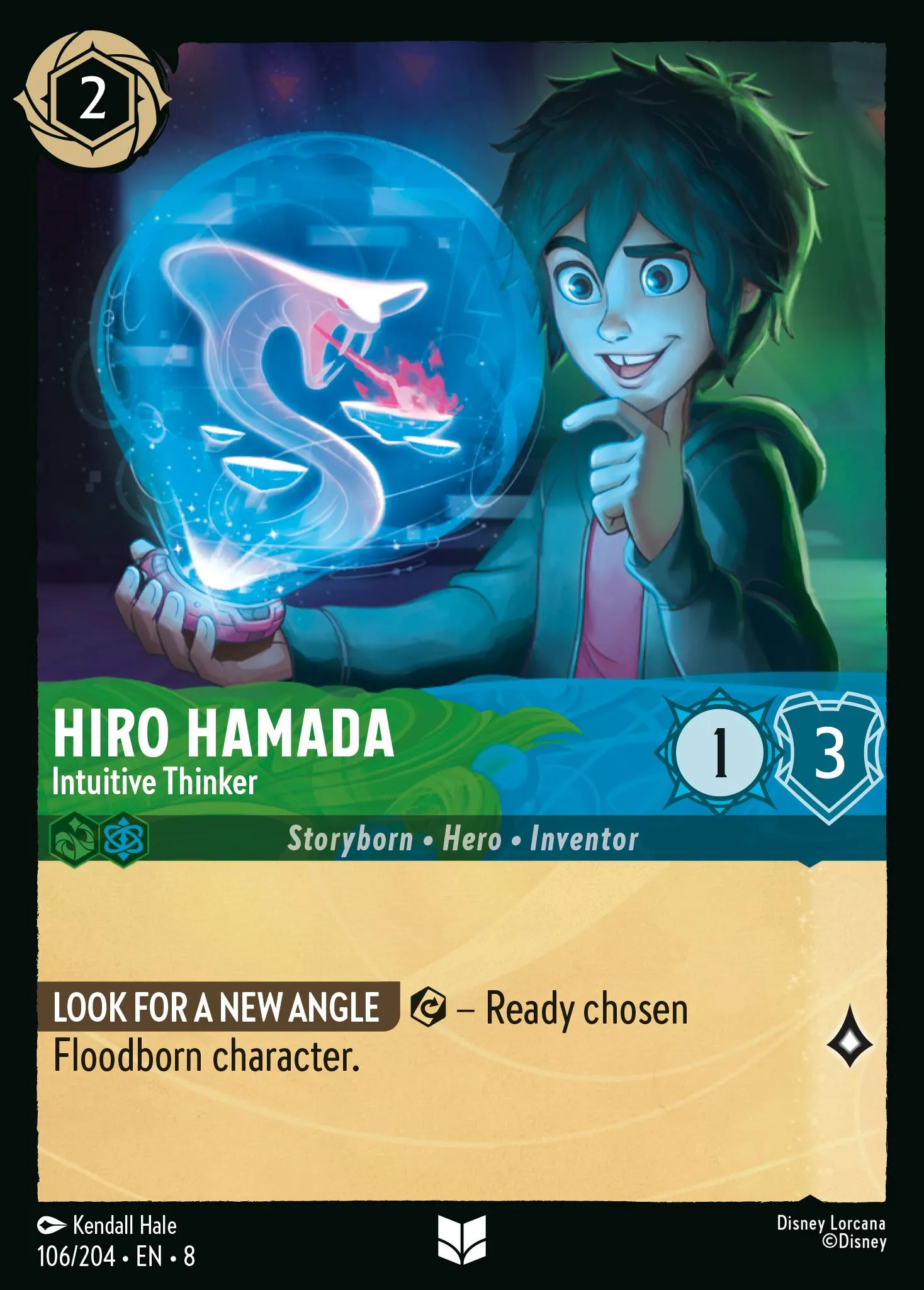 007-096 Hiro Hamada - Armor Designer Lorcana Card | Disney Lorcana