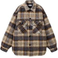 NAPTIME チェック中綿ジャケット Mサイズ アイボリー - メルカリ