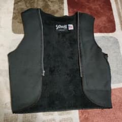 Schott641、642サイズ34用 ボアインナーライナー黒革ポケット付交換