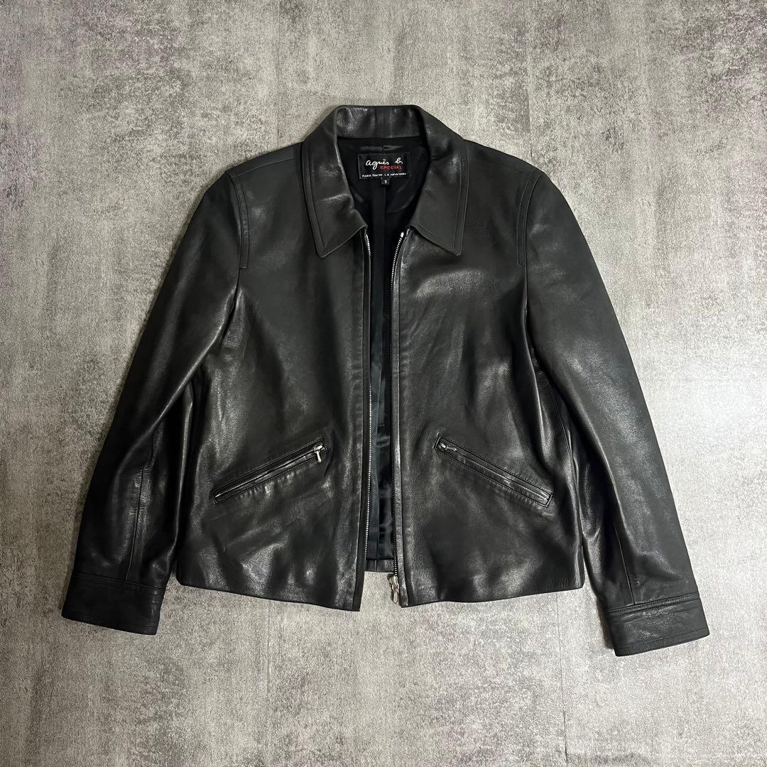 ジャケット・アウター Agnes b special archive leather jacket