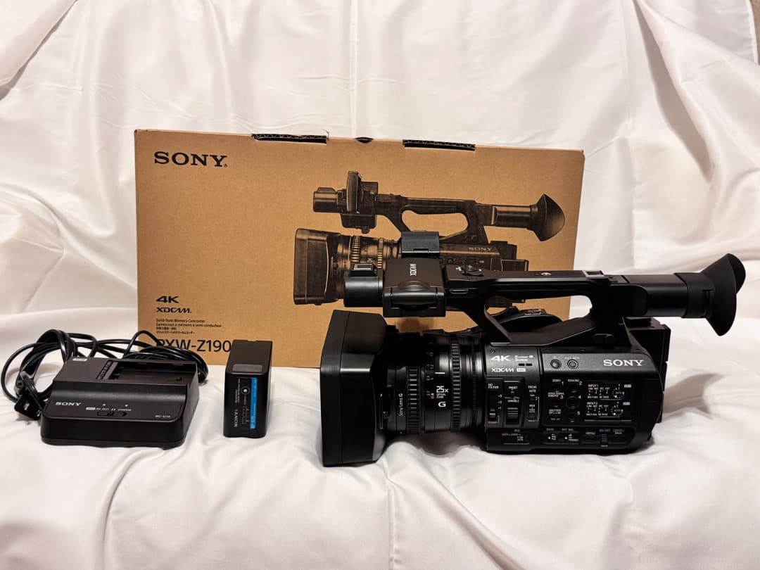 SONY PXW-Z190 業務用ビデオカメラ 本体（充電器、バッテリー1本付）