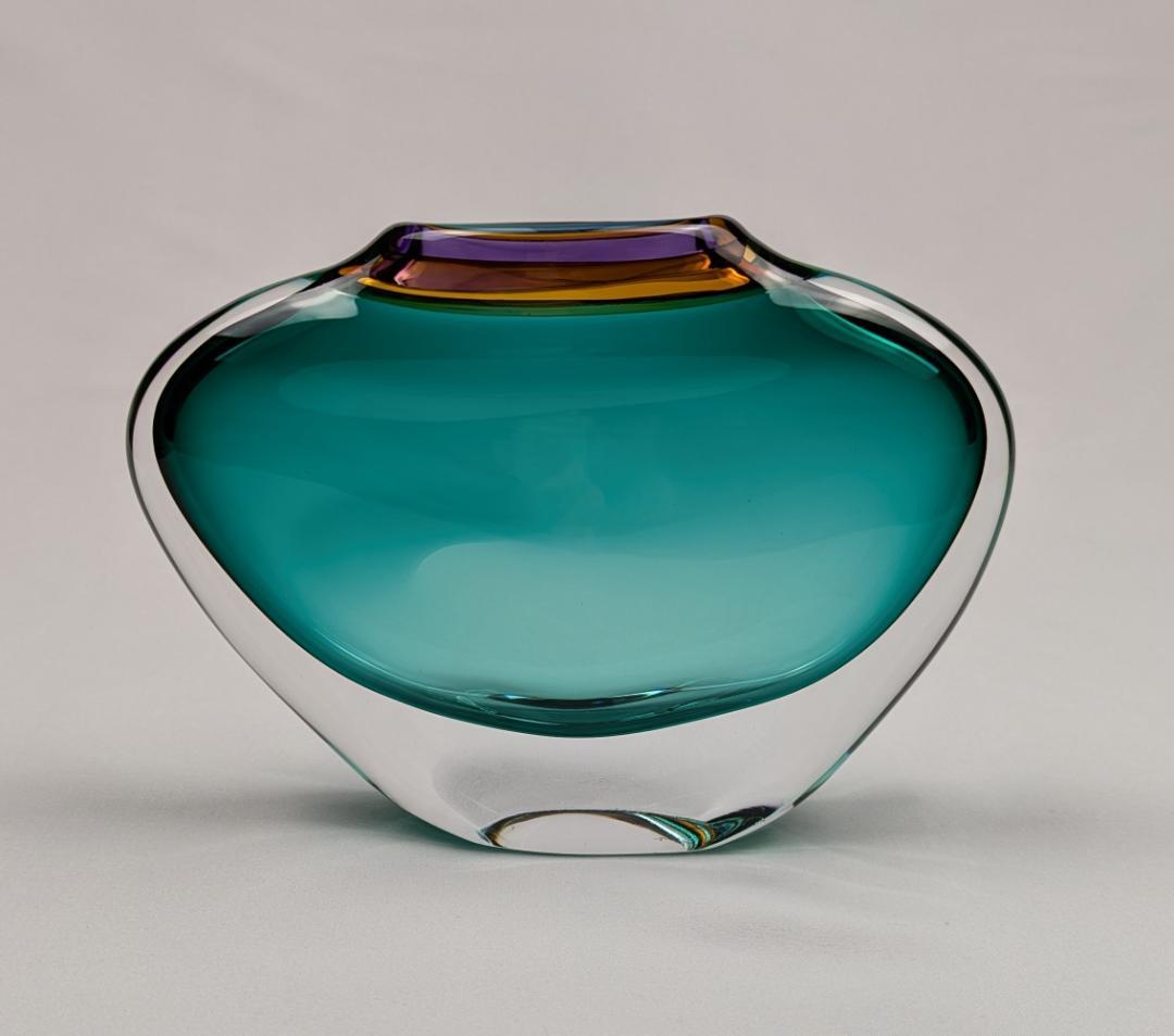 松浦あかね　ガラス花器