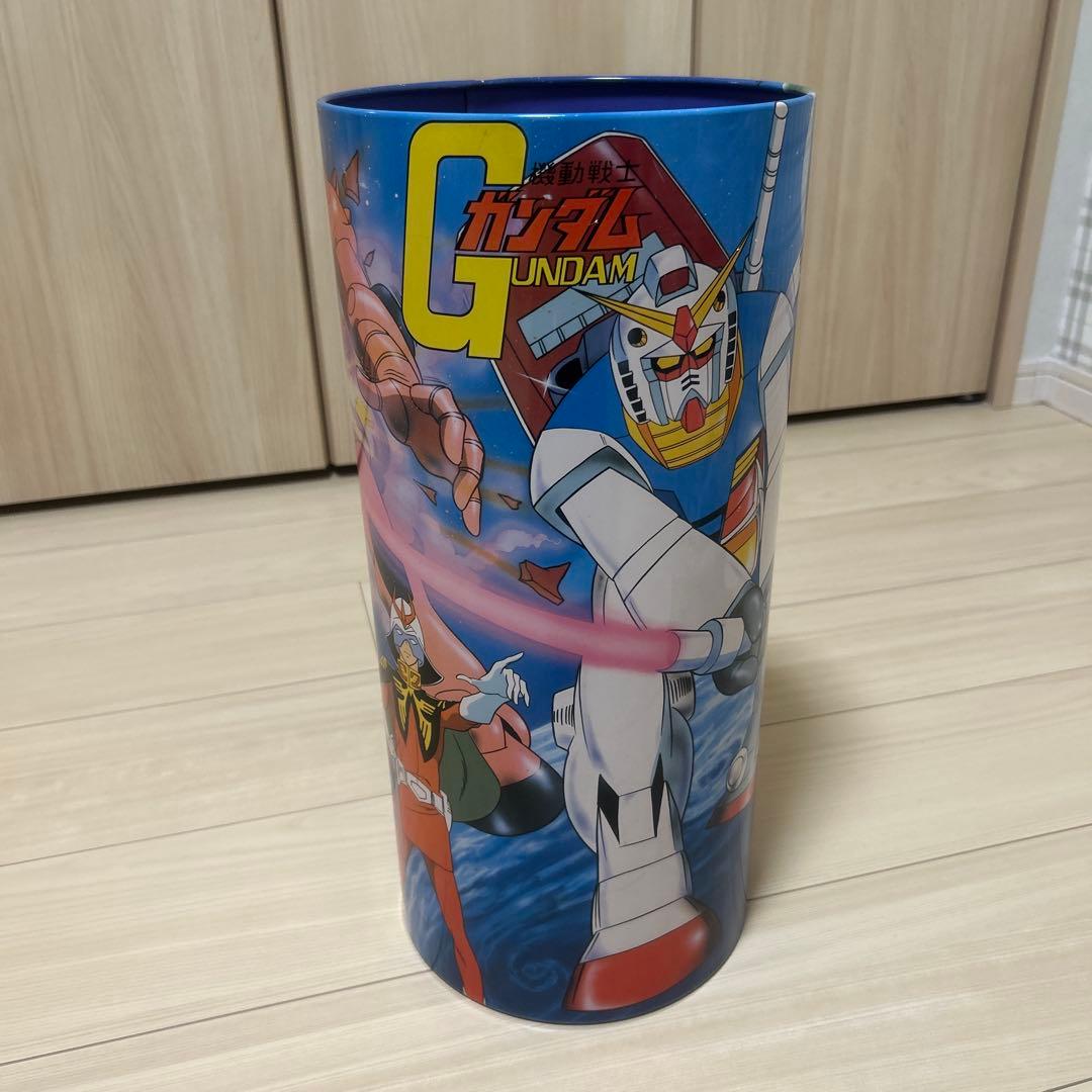 当時モノ⭐︎ガンダムのブリキゴミ箱⭐︎昭和レトロ⭐︎ビンテージ 当時モノ⭐︎ガンダムのブリキゴミ箱⭐︎昭和レトロ⭐︎ビンテージ