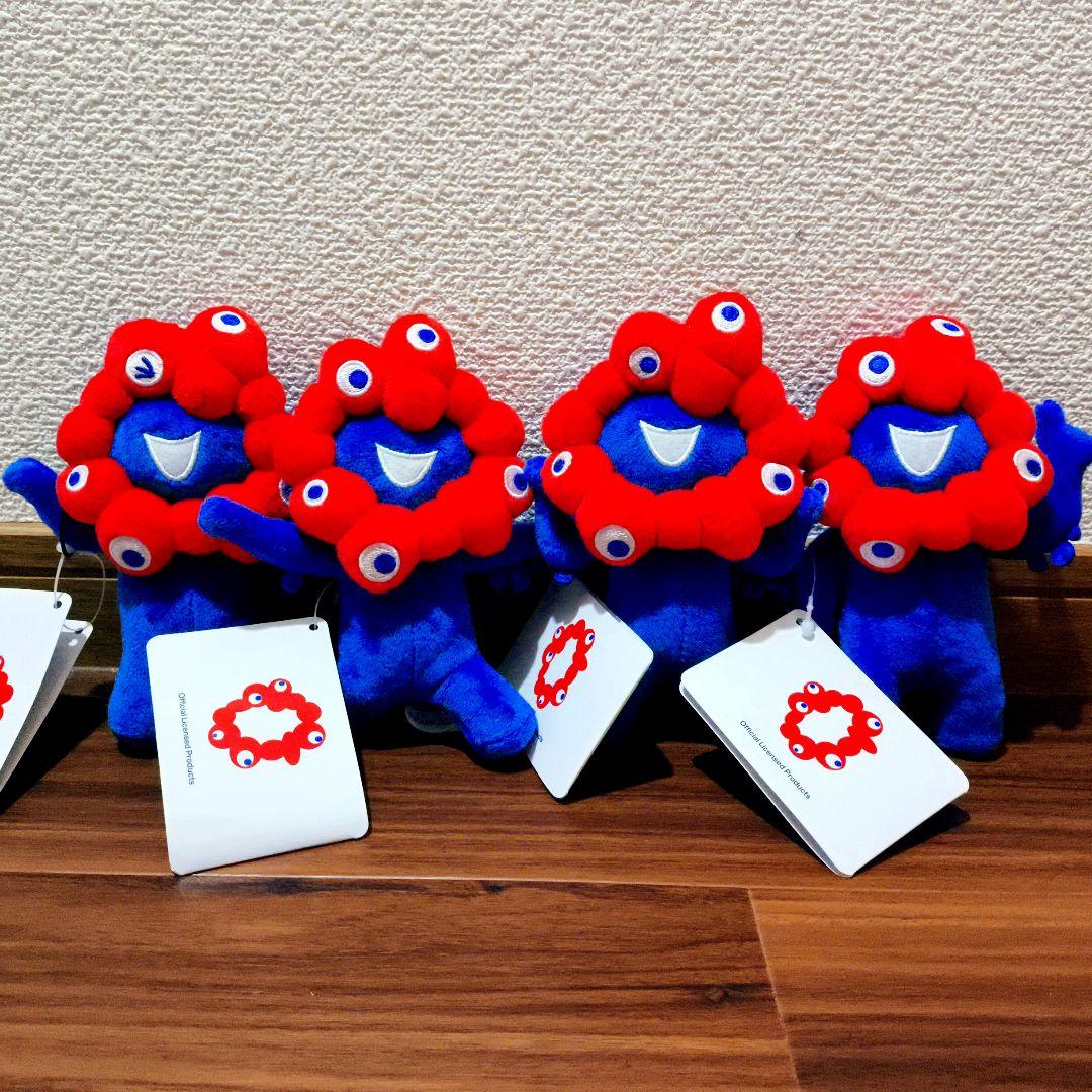 ミャクミャク ゴム紐付きぬいぐるみ 全種セット マスコット - メルカリ